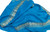 Crewel Sozni "Tilla" Woolen Shawl Turquoise, Silver Embroidery #WS-905