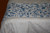 Crewel Embroidered Bed Runner Cotton Table Runner, Blue on White #CWR16311