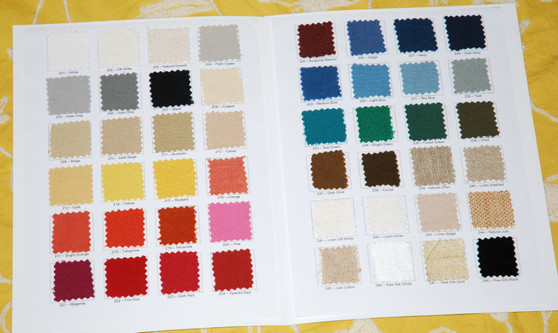 Crewel Ground Fabric Shade Card, Must Have for Custom Projects