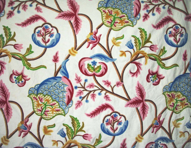 Multicolor Crewel KF-052 Fabric main image 1