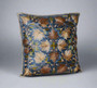 Crewel Ethnic Embroidered Silk Pillowcase Cushion Cover, Multicolor #CW2032