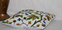 Ethnic Crewel Embroidered Velvet Cushion Throw Pillow "Maple", Multicolor #CW502