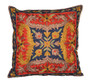 Crewel Ethnic "Aari" Embroidered Silk Throw Pillow Cushion Cover, Multicolor #CW2013