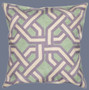 Crewel Embroidered Throw Pillow Cushion Cover, Multicolor #CW-1103