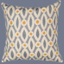 Embroidered Crewel Pillow Cushion Cover, Multicolor #CW-1101