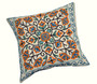 Crewel Cushions Embroidered Cotton Throw Pillows, Multicolor #CW116