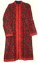 Ethnic Kashmiri Embroidered Woolen Coat Black, Red #AO-153