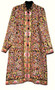 Kashmiri "Aari" Embroidered "Jamawar" Coat Woolen Long Jacket Black, Multicolor #JM-115