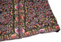 Kashmir "Jamawar" Woolen Duster Coat Black, Multicolor Embroidery #JM-115