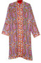 Kashmiri Ethnic Embroidered Woolen Coat Burgundy, Multicolor #AO-145