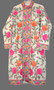 Crewel "Aari" Embroidered Woolen Coat Off-White, Multicolor #AO-144