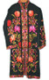 Kashmiri "Aari" Embroidered Woolen Coat Black, Multicolor #AO-132
