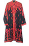 Crewel "Aaari" Embroidered Ethnic Sherwani Woolen Coat Long Jacket Black, Multicolor #SH-104