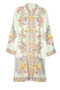 Kashmiri "Aari" Embroidered Woolen Coat Off-White, Multicolor #AO-112