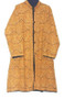 Kashmiri Ethnic "Jamawar" Embroidery Woolen Long Jacket Black, Yellow #JM-102