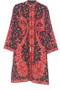 Crewel "Aari" Embroidered Kashmiri Woolen Coat Black, Multicolor #AO-107