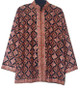 Ethnic Kashmiri Embroidered Woolen Jacket Black, Multicolor #AO-015