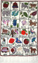 Crewel Wool Rug Embroidered Children's Nursery Rug, Multicolor 2x3 feet #CWR6130