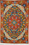 Ethnic Embroidered Chainstitch Tapestry Rug, Multicolor 6x4 ft #CWR24111