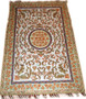 Crewel Chainstitch Tapestry Rug Silk, Multicolor 6x4 ft #CWR24201
