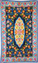 Hand Embroidered Kashmiri Chainstitch Tapestry Area Rug, Multicolor 2.5x4 ft #CWR10118