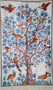 Kashmiri Ethnic Embroidered Chainstitch Tapestry Rug "Tree of Life", Multicolor 2.5x4 ft #CWR10116