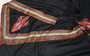 Kashmiri "Tilla" Sozni Embroidery Woolen Shawl Black, Silver Emb #WS-938