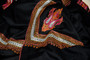 Kashmiri Woolen Shawl "Tilla" Sozni Embroidery Shawl Black , Multi Emb #WS-938