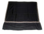 Cashmere Pashmina "Sozni" Embroidered Shawl Black, Multicolor #PDR-003