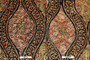 Vintage Kashmiri Pashmina "Jamawar" Shawl Black, Multicolor Embroidery #PJM003