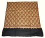 Vintage Kashmiri Pashmina "Jamawar" Shawl Black, Multicolor Embroidery #PJM003