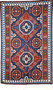 Ethnic Kashmiri Embroidered Chainstitch Tapestry Rug "Kilim", Multicolor 3x5 ft #CWR15137