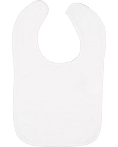 Rabbit Skins Infant Contrast Trim Terry Bib 1003