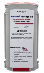 Pitney Bowes 787-1 Compatible Red Ink Cartridge Pitney Bowes 787-1 Compatible Red Ink Cartridge