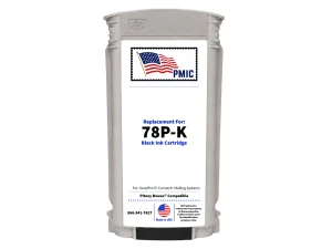 Pitney Bowes 78P-K Compatible Black Ink Cartridge (Production) for SendPro P / Connect+ Series