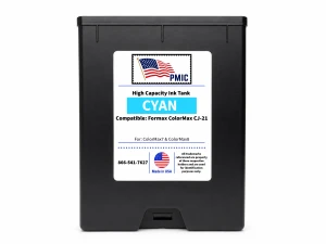 Formax CJ-21 Compatible Cyan 250ml Ink Tank for ColorMax7 and ColorMax8