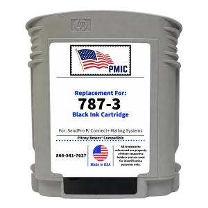 Pitney Bowes 787-3 Compatible Black Ink Cartridge (Large) for SendPro / Connect+ Series
