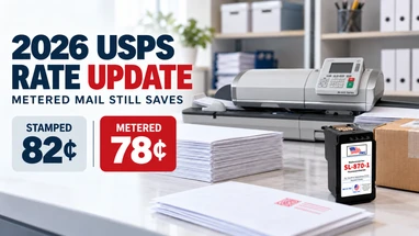 USPS Rates Have Changed: Why Metered Mail and Quality Ink Matter More Than Ever