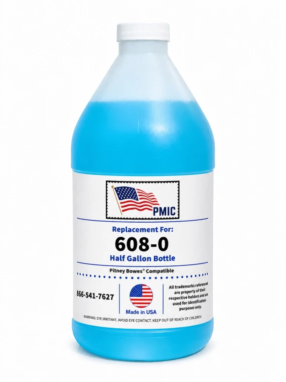 Pitney Bowes 608-0 Compatible E-Z Seal Sealing Solution - Half Gallon Bottle