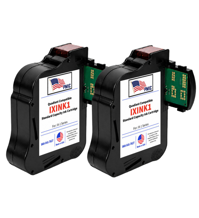 2-Pack Quadient iX1 Postage Meter Ink Tank | Compatible with iX-1 Series