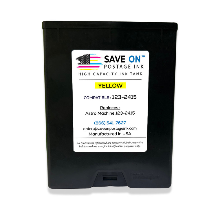 Astro 123-2415 Memjet Ink Yellow Compatible with AstroJet M1 M2 S1 and M1DX