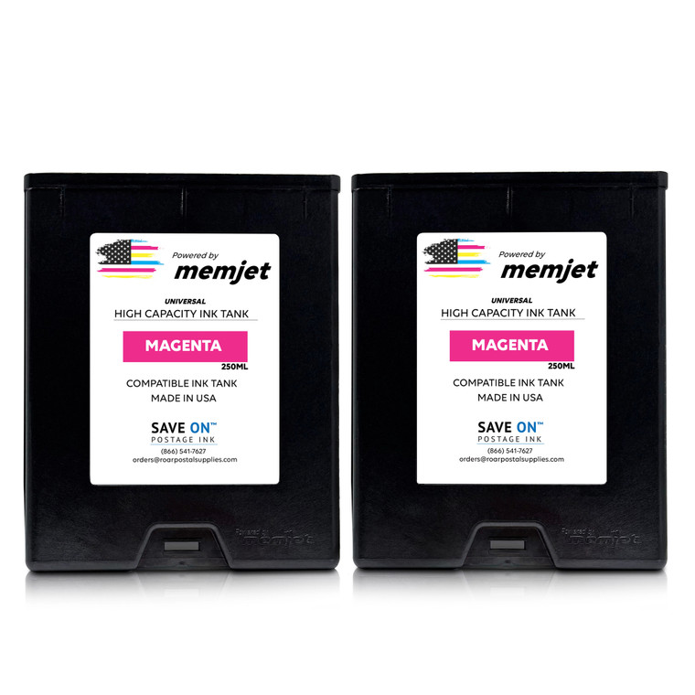 2-Pack FP Edge M1INKMAGENTA Compatible High Cap Magenta Ink Tank for Edge, Edge Pro and Double Edge Versapass®, Versapass