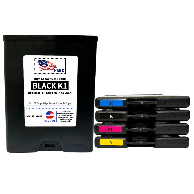 5 Pack FP Edge FP-CMYKK Set Ink Tanks for Edge, Edge Pro and Double Edge