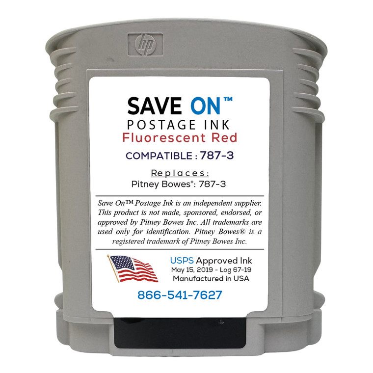 Pitney Bowes 787-3 Compatible Black Ink Cartridge (Large) for SendPro / Connect+ Series