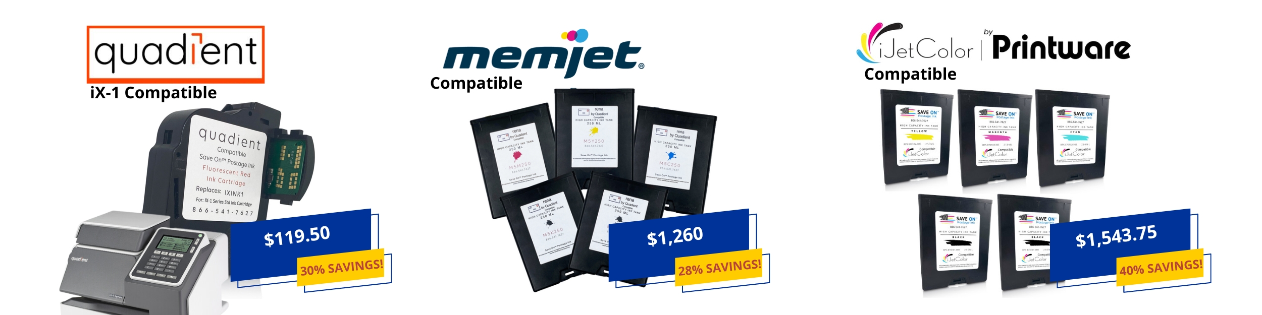 Postage Meter Ink Cartridges Pitney Bowes Neopost Hasler