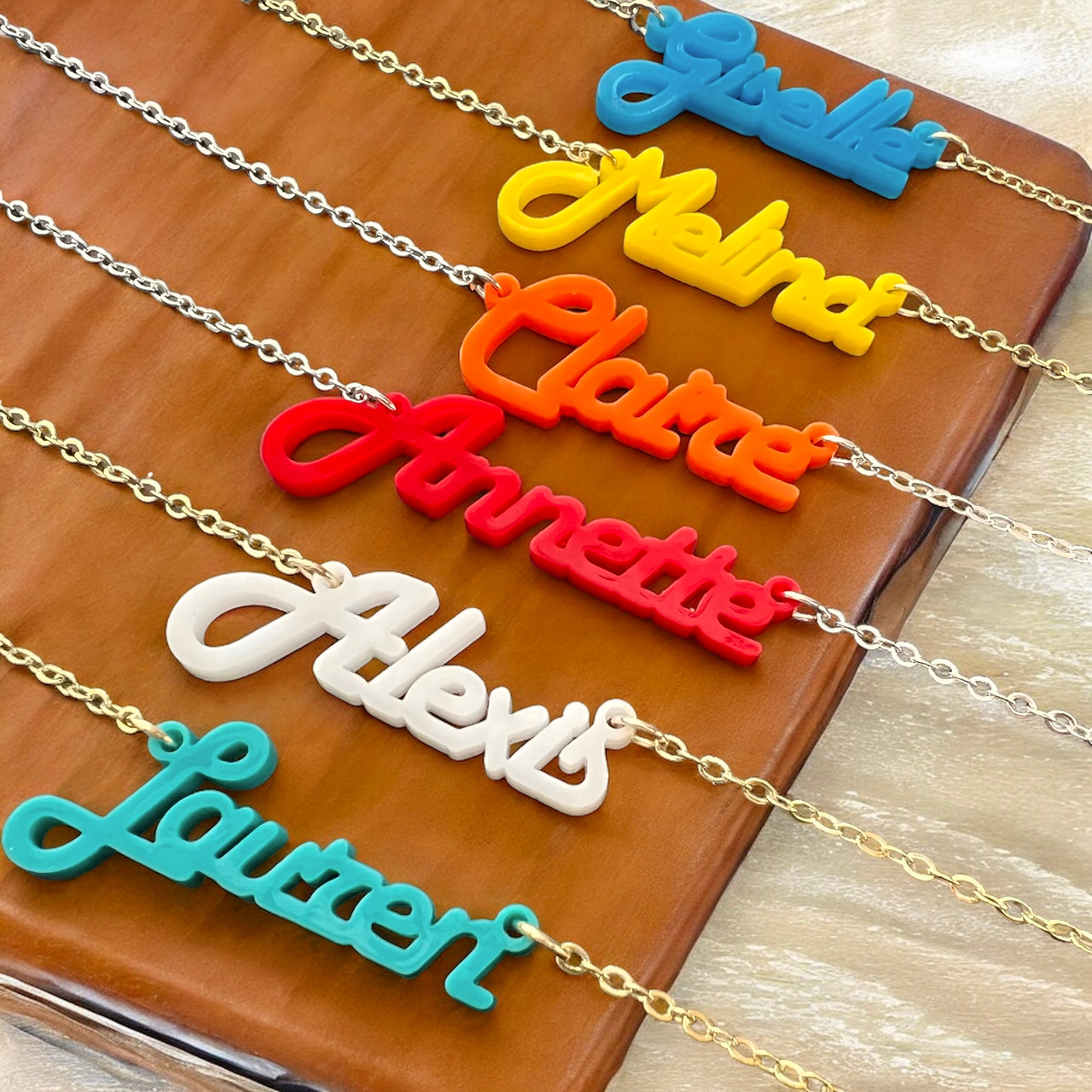 Personalized Name Necklace Custom Word Jewelry Affordable Gift