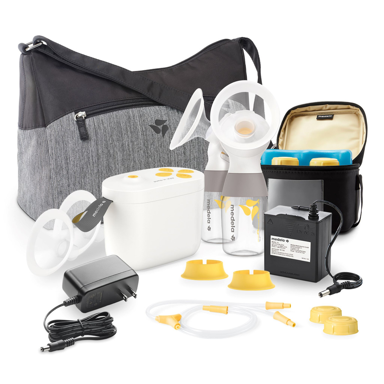  Medela Pump in Style Advanced Double Pumping Kit with  Authentic Medela Spare Parts, Includes Breast Shields, Connectors, and  Accessory Bag, Made Without BPA : Breast Feeding Supplies : Baby