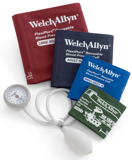 Welch Allyn DS45 Silver Series Integrated Aneroid, Multiple sizes