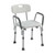 Shower Chair with Back and Removable Padded Arms