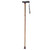 Drive Medical Aluminum Folding Cane, Soft Handle - Bronze